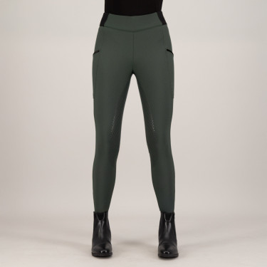Leggings de equitación HV Polo Estrelle FullGrip para mujer Verde pato Leggings de equitación HV Polo Estrelle FullGrip para mujer Verde pato