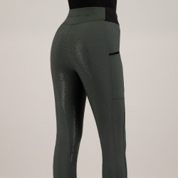 Leggings de equitación HV Polo Estrelle FullGrip para mujer Verde pato Leggings de equitación HV Polo Estrelle FullGrip para mujer Verde pato