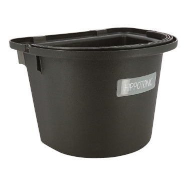 Comedero de puerta Hippo-Tonic con asa Negro