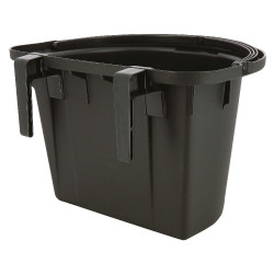 Comedero de puerta Hippo-Tonic con asa Negro