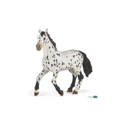Figurita Appaloosa negro Papo