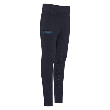 Leggings de equitación Imperial Riding Comfi Sparks FullGrip para niños Marino Azul marino