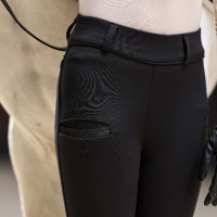 Leggings de equitación Imperial Riding Comfi Sparks FullGrip para niños Negro