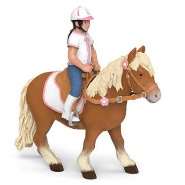 Pony de Shetland con silla de montar Papo Pony de Shetland con silla de montar Papo