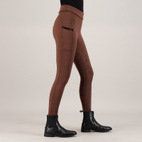Legging de equitación Imperial Riding Teddy FullGrip para mujer Bronce Marrón