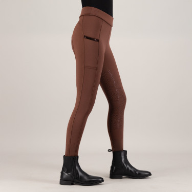 Legging de equitación Imperial Riding Teddy FullGrip para mujer Bronce Marrón