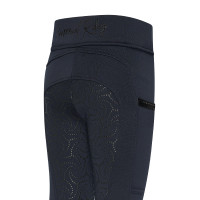 Leggings de equitación Imperial Riding Teddy FullGrip para niños Marino Azul marino