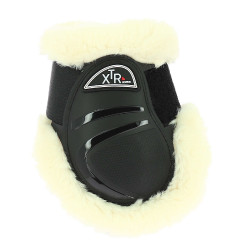 Protectores de menudillo Norton XTR de borreguillo sintético Negro