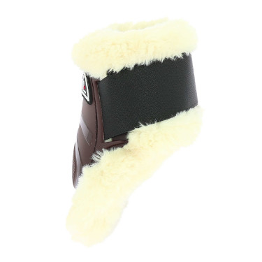 Protectores de menudillo Norton XTR de borreguillo sintético Castaño Marrón