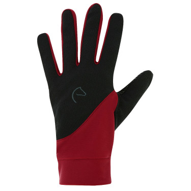 Guantes Equi-Theme Knit digital Negro / ciruela