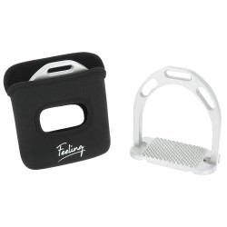 Fundas de neopreno  Feeling para estribos Negro