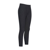 Pantalón de equitación Euro-Star Aurelle mujer Grip Connect Negro