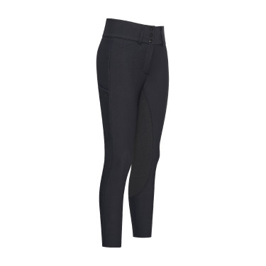 Pantalón de equitación Euro-Star Aurelle mujer Grip Connect Negro