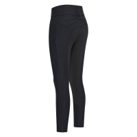 Pantalón de equitación Euro-Star Aurelle mujer Grip Connect Negro