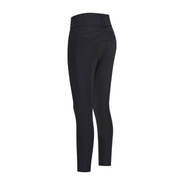 Pantalón de equitación Euro-Star Aurelle mujer Grip Connect Negro