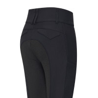 Pantalón de equitación Euro-Star Aurelle mujer Grip Connect Negro