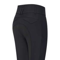 Pantalón de equitación Euro-Star Aurelle mujer Grip Connect Negro