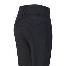 Pantalón de equitación Euro-Star Aurelle mujer Grip Connect Negro Pantalón de equitación Euro-Star Aurelle mujer Grip Connect Negro
