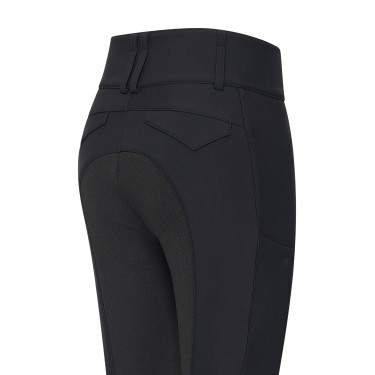 Pantalón de equitación Euro-Star Aurelle mujer Grip Connect Negro