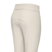 Pantalón de equitación Imperial Riding Bilou FullGrip para mujer Gris / arena