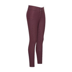 Pantalón de equitación Imperial Riding Bilou FullGrip para mujer Higo Violeta Pantalón de equitación Imperial Riding Bilou FullGrip para mujer Higo Violeta