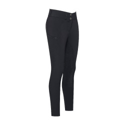 Pantalón de equitación Imperial Riding Bliss invierno FullGrip para mujer Negro