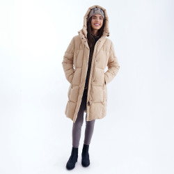 Parka HV Polo Fanny mujer Champán Beige Parka HV Polo Fanny mujer Champán Beige