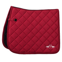 Manta de silla HV Polo Celia club de doma Rosa roja