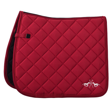 Manta de silla HV Polo Celia club de doma Rosa roja Manta de silla HV Polo Celia club de doma Rosa roja