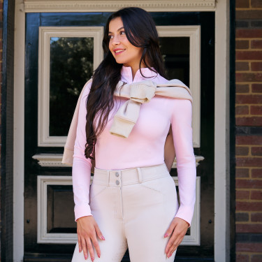 Capa base superior Imperial Riding Jamy mujer Algodón de azúcar