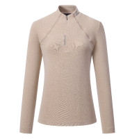 Top HV Polo Floria mujer Brezo natural Beige