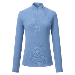 Top HV Polo Floria mujer Azul hielo