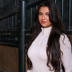 Top Imperial Riding Alinda mujer Gris / arena