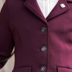 Chaqueta de concurso Imperial Riding Basic para niños Higo Violeta