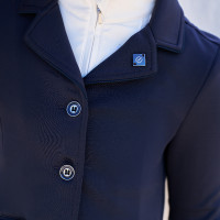 Chaqueta de concurso Imperial Riding Basic para niños Higo Violeta