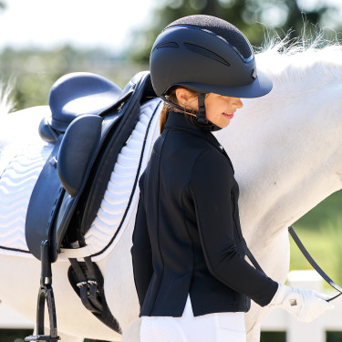 Chaqueta de concurso Imperial Riding Basic para niños Negro Chaqueta de concurso Imperial Riding Basic para niños Negro