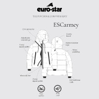 Chaqueta Euro-Star Carmey mujer Marino Azul marino Chaqueta Euro-Star Carmey mujer Marino Azul marino