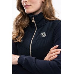 Chaleco acolchado sin mangas Harcour x Versailles Leonie Marino Azul marino