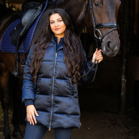 Chaqueta acolchada Puffer Imperial Riding Bodie para mujer Higo Violeta