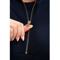 Sudadera con cremallera Harcour x Versailles Louise Marino Azul marino