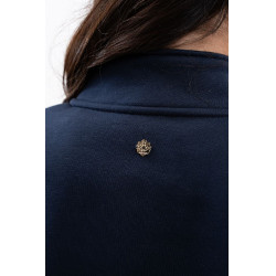Sudadera con cremallera Harcour x Versailles Louise Marino Azul marino