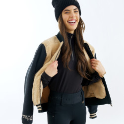 Chaqueta Varsity HV Polo Luisa mujer Champán Beige Chaqueta Varsity HV Polo Luisa mujer Champán Beige