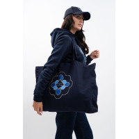 Bolso tote Harcour x Versailles Leonor Marino Azul marino