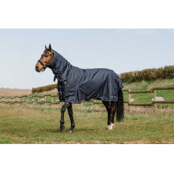 Manta de exterior EQUITHÈME – Anatomic Combo 1200D Marino Azul marino Manta de exterior EQUITHÈME – Anatomic Combo 1200D Marino Azul marino