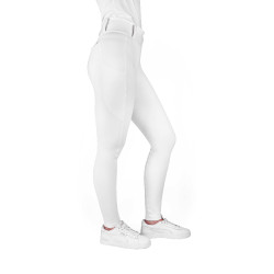 Legging con culera de silicona EQUITHÈME – Alizé Blanco Legging con culera de silicona EQUITHÈME – Alizé Blanco