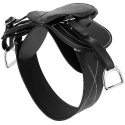 Mini-silla + cincha Pony Academy Negro