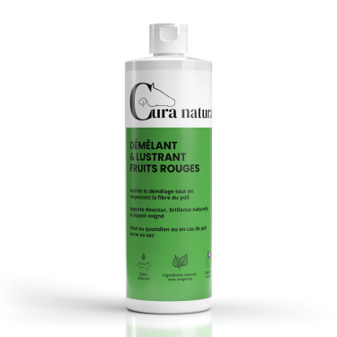 Desenredante y Abrillantador Cura Naturale Frutos del bosque Rojo