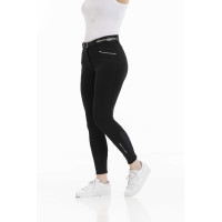 Pantalón EQUITHÈME Claudine con culera de silicona Negro Pantalón EQUITHÈME Claudine con culera de silicona Negro
