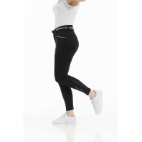 Pantalón EQUITHÈME Claudine con culera de silicona Negro Pantalón EQUITHÈME Claudine con culera de silicona Negro