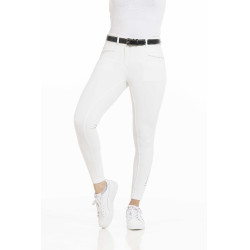 Pantalón EQUITHÈME Claudine con culera de silicona Blanco Pantalón EQUITHÈME Claudine con culera de silicona Blanco